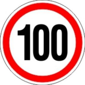 Matrica sebesség korlátozó kicsi 100