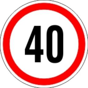 Matrica sebesség korlátozó kicsi 40